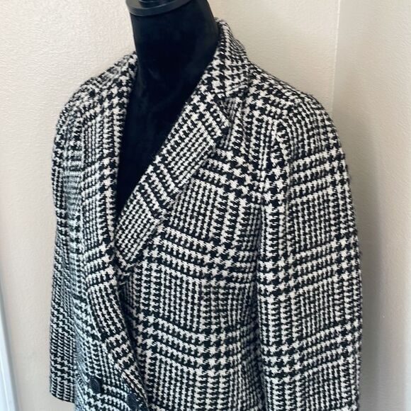 Talbots houndstooth wool blazer - Picture 4 of 8